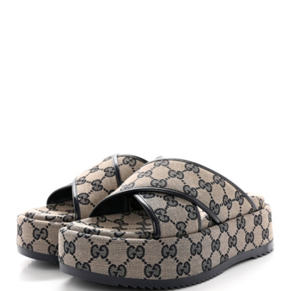Gucci Criss Cross Slides - Picture 4 of 7